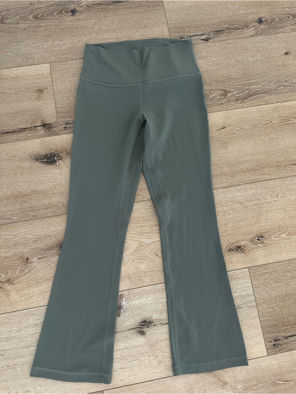 lululemon athletica High-Rise Flare Leggings in Olive